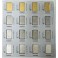 4x4x 2,5 Gramm CombiBar Gold/Silber/Platin/Palladium Barren