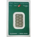 10g Platinbarren Valcambi im Blister