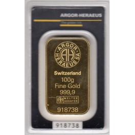 Sammlerst&uuml;ck: 100g Essayeur Fondeur Schweiz noch mit 1000er Pr&auml;gung Goldbarren
