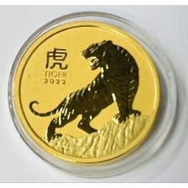 1/10oz Year of the Tiger 2022 Lunar III  Goldmünze Australien 
