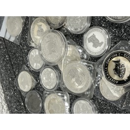 2oz verschiedene beliebte Silbermünzen aus Canada