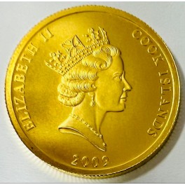 1/4oz Cook Island 2009 Goldmünze 25 Dollars