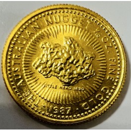 1/10oz Australien Nugget 1987 Goldmünze