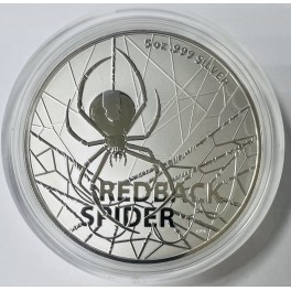 5oz Redback Spider 2021 Australia’s Most Dangerous Silbermünze 