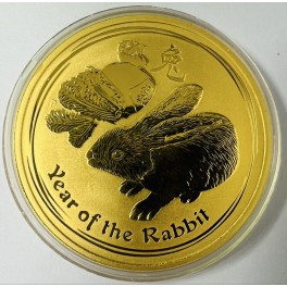 1oz Year of the Rabbit/Hase 2011 Goldmünze