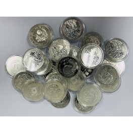 1oz Silbermünzen verschiedene seltenere/rare Motive 