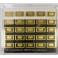 25x 1 Gramm Goldbarren CombiBar GEIGER Edelmetalle  im Blister