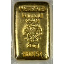 250 Gramm Goldbarren versch. Hersteller