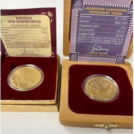 16g Goldmünze Österreich versch. Motive mit Box/Zertifikat