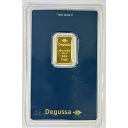 2,5 Gramm Goldbarren im Blister Resale