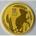 1/4oz Maus/Mouse 2020 Lunar III Goldm&uuml;nze