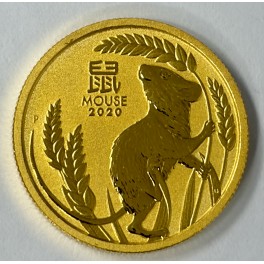 1/4oz Maus/Mouse 2020 Lunar III Goldm&uuml;nze
