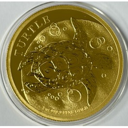 1oz Niue Turtle Schildkr&ouml;te 2018 Goldm&uuml;nze
