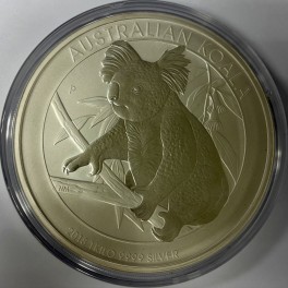 1 Kilo Koala 2018 Silberm&uuml;nze mit Kapsel