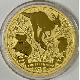 1oz Perth Mint 125th Anniversary Goldm&uuml;nze