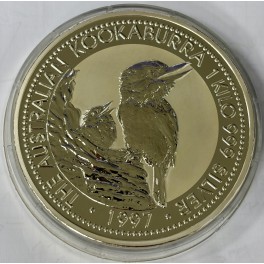 1 Kilo Kookaburra 1997 Silberm&uuml;nze (rar!!!) gekapselt
