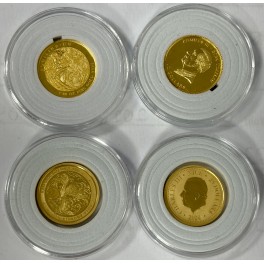 1/10oz verschiedene seltene Motive Goldm&uuml;nze