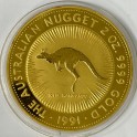 2oz Kangaroo 1991 Nugget 500Dollars Goldmünze