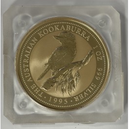 1oz Kookaburra 1995 Silberm&uuml;nze gekapselt