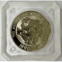 1oz Platinm&uuml;nze 1990 Koala Australien gekapselt