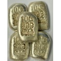 10 Gramm Silberbarren Atlantis Mint Totenkopf