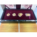 Rarität: Lunar Goldmünzen Set "Jahr der Schlange" mit Box/Zertifikat