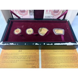 Rarit&auml;t: Lunar Goldm&uuml;nzen Set "Jahr der Schlange" mit Box/Zertifikat