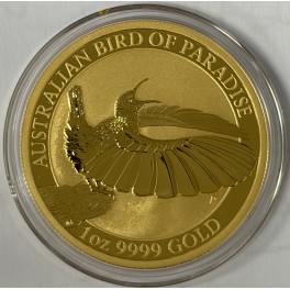 1oz Birds of Paradise Victoria&rsquo;s Riflebird Goldm&uuml;nze 2018