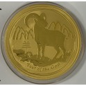 1oz Lunar Australien Goat/Ziege 2015 Goldmünze