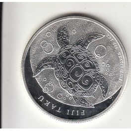 Fiji Taku Schildkröte 2 Dollar 1 Unze Feinsilber