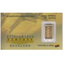 5 Gramm Goldbarren a. 2 ter Hand im Blister  verschweisst 