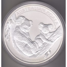 1 Kilo Silbermünze Koala 2010 gekapselt